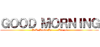 ＧＯＯＤ ＭＯＲＮＩＮＧ (P.T. Books By.......Ter_pt)