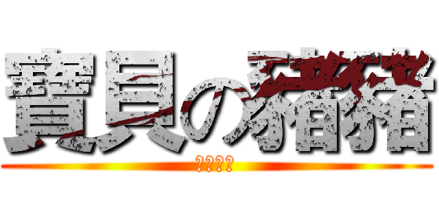 寶貝の豬豬 (藍天自製)