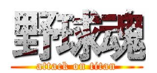 野球魂 (attack on titan)