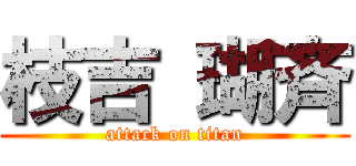 枝吉 瑚斉 (attack on titan)