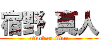 宿野 真人 (attack on titan)