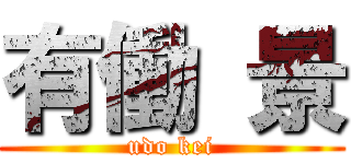 有働 景 (udo kei)