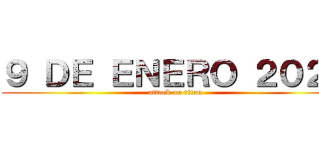 ９ ＤＥ ＥＮＥＲＯ ２０２２ (attack on titan)