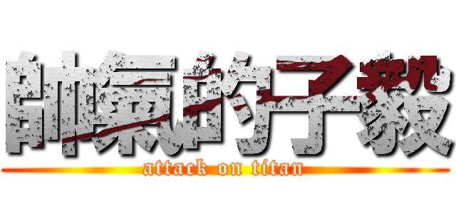 帥氣的子毅 (attack on titan)