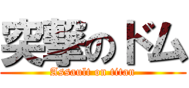 突撃のドム (Assault on titan)