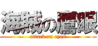 海賊の鷹眼 (attack on eyes)