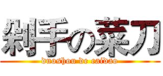 剁手の菜刀 (duoshou de caidao)