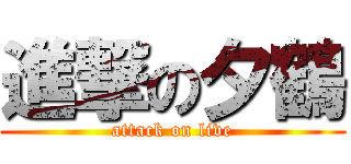 進撃の夕鶴 (attack on live)