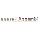 ｅｎｅｒａｌ Ａｓｓｅｍｂｌｙ (2nd Semester)