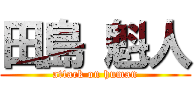 田島 魁人 (attack on human)