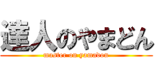 達人のやまどん (master on yamadon)