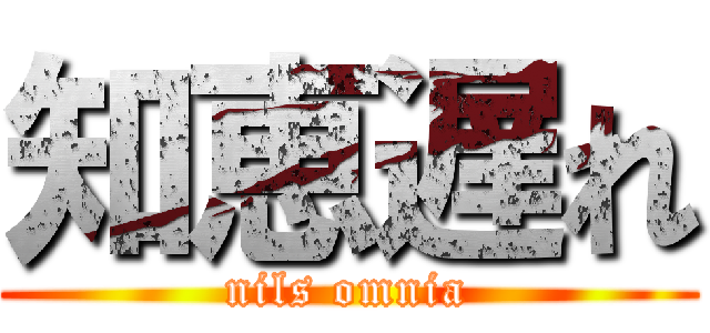 知恵遅れ (nils omnia)