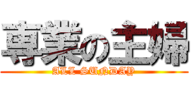 専業の主婦 (ALL SUNDAY)