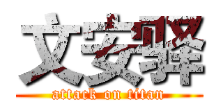 文安驿 (attack on titan)