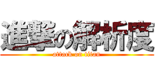 進撃の解析度 (attack on titan)