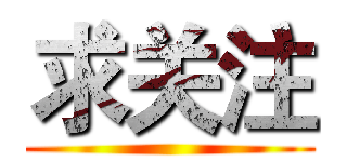 求关注 ()