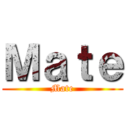 Ｍａｔｅ (Mate)