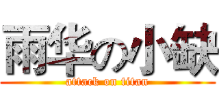 雨华の小缺 (attack on titan)