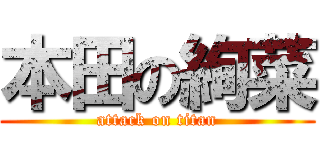 本田の絢菜 (attack on titan)