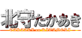 北守たかあき (TAKAAKI on KITAMORI)