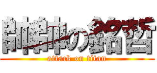 帥帥の銘哲 (attack on titan)