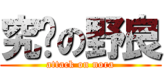 究擊の野良 (attack on nora)