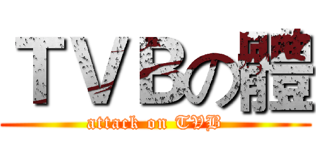 ＴＶＢの體 (attack on TVB)