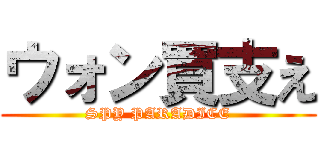 ウォン買支え (SPY PARADICE)