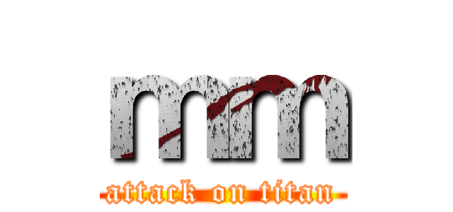 ｍｍ (attack on titan)