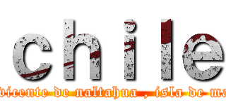 ｃｈｉｌｅ (san vicente de naltahua , isla de maipo)