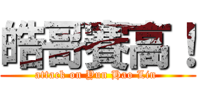 皓哥賽高！ (attack on Yun Hao Lin )