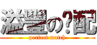 溢豐の絕配 (perfect match)