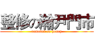 整修の瀚尹門市 (remodel on honey)