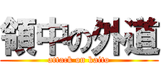 領中の外道 (attack on kaito)
