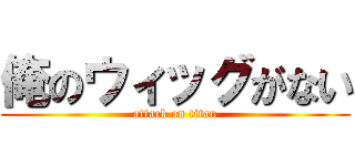 俺のウィッグがない (attack on titan)