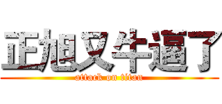 正旭又牛逼了 (attack on titan)