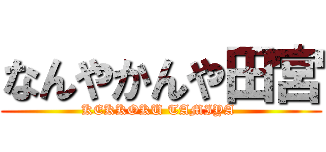 なんやかんや田宮 (KEKKOKU TAMIYA )