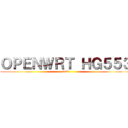 ＯＰＥＮＷＲＴ ＨＧ５５３ (SnK)