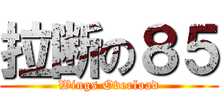 拉断の８５ (Wings Overload)