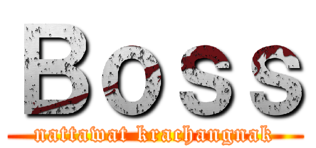 Ｂｏｓｓ (nattawat krachangnak)