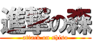 進撃の森 (attack on shiso)