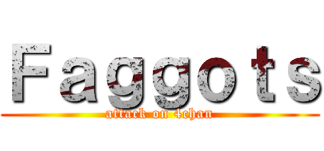 Ｆａｇｇｏｔｓ (attack on 4chan)