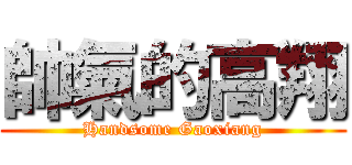 帥氣的高翔 (Handsome Gaoxiang)