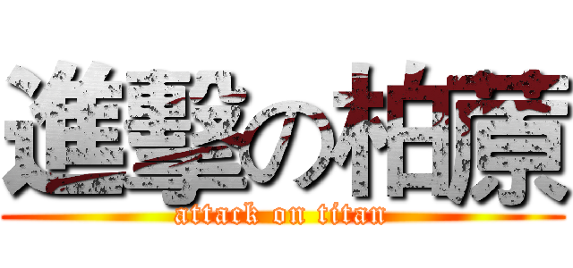 進擊の柏蒝 (attack on titan)