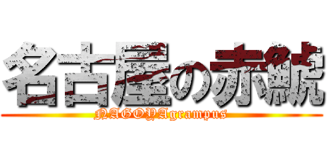 名古屋の赤鯱 (NAGOYAgrampus)