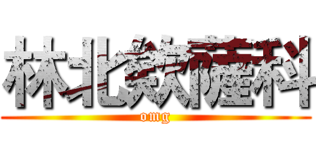 林北欸薩科 (omg)