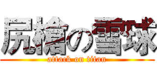尻槍の雪球 (attack on titan)