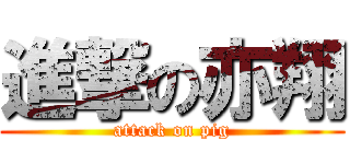 進撃の亦翔 (attack on pig)