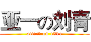 亚一の刘青 (attack on 1314)