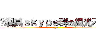 霉爛臭ｓｋｙｐｅ群の風光不再 (skype)